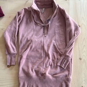 Athleta Cozy Sweatshirt Dress